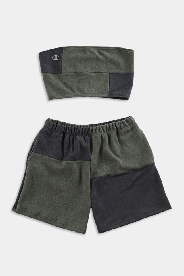 Frankie Collective Rework Champion Patchwork Sweatshort Set 040 Best reviews of ???? Women's Frankie Collective Rework Champion Patchwork Sweatshort Set 040 Olive ???? -Urban Renewal shop unnamed file 656