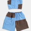 Discount ???? Women's Frankie Collective Rework Champion Patchwork Sweatshort Set 035 Blue ???? 2 Discount ???? Women's Frankie Collective Rework Champion Patchwork Sweatshort Set 035 Blue ???? -Urban Renewal shop unnamed file 664