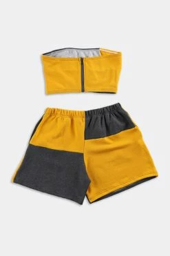 Wholesale ???? Women's Frankie Collective Rework Nike Patchwork Sweatshort Set 100 Yellow ???? 4 Wholesale ???? Women's Frankie Collective Rework Nike Patchwork Sweatshort Set 100 Yellow ???? -Urban Renewal shop unnamed file 674