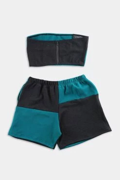 Buy ???? Women's Frankie Collective Rework Champion Patchwork Sweatshort Set 041 Blue ???? -Urban Renewal shop unnamed file 682