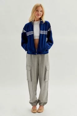 Coupon ???? Women's Urban Renewal Vintage Branded Track Jacket Blue ???? -Urban Renewal shop unnamed file 699