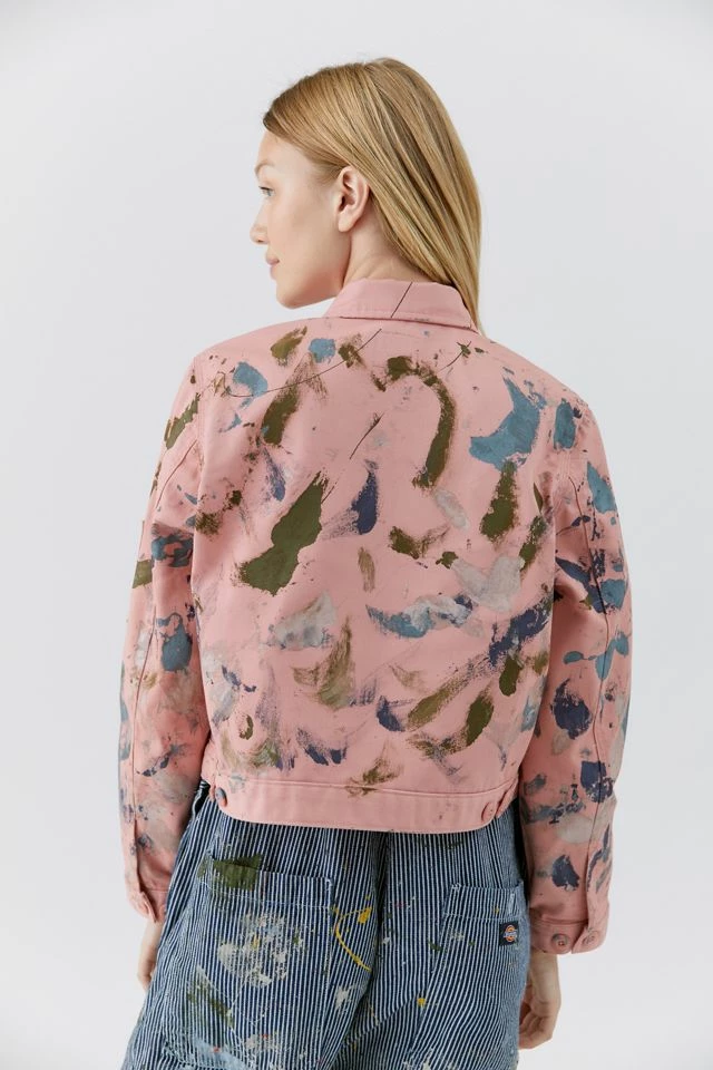 Dickies X Urban Renewal Remade Paint Zip Jacket Promo ???? Women's Dickies X Urban Renewal Remade Paint Zip Jacket Pink ???? -Urban Renewal shop unnamed file 708