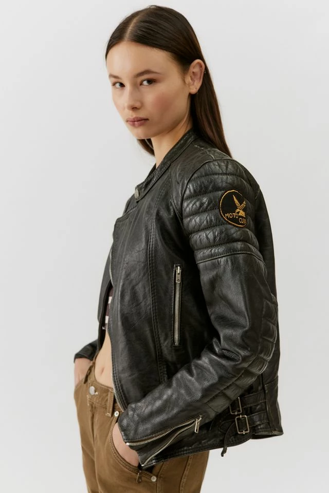 Urban Renewal Vintage Leather Moto Jacket Outlet ???? Women's Urban Renewal Vintage Leather Moto Jacket Black ✔️ -Urban Renewal shop unnamed file 714