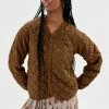 Flash Sale ???? Women's Urban Renewal Vintage Quilted Jacket Brown ???? 2 Flash Sale ???? Women's Urban Renewal Vintage Quilted Jacket Brown ???? -Urban Renewal shop unnamed file 716