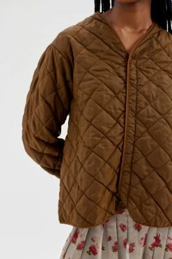 Flash Sale ???? Women's Urban Renewal Vintage Quilted Jacket Brown ???? 5 Flash Sale ???? Women's Urban Renewal Vintage Quilted Jacket Brown ???? -Urban Renewal shop unnamed file 719