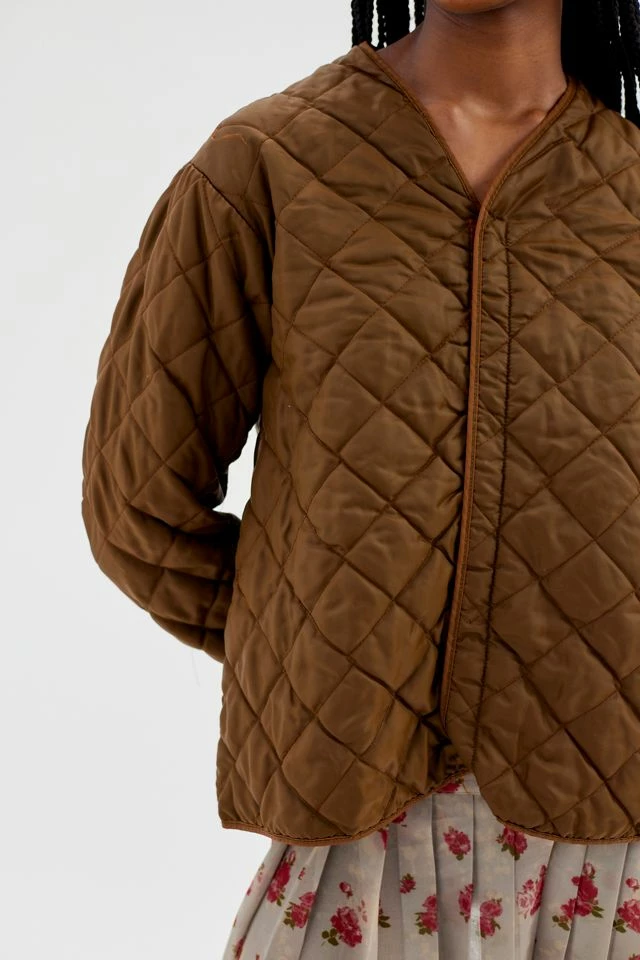 Urban Renewal Vintage Quilted Jacket Flash Sale ???? Women's Urban Renewal Vintage Quilted Jacket Brown ???? -Urban Renewal shop unnamed file 719
