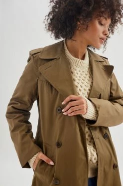 Best Sale ???? Women's Urban Renewal Vintage Utility Trench ???? Coat Khaki ✨ -Urban Renewal shop unnamed file 727