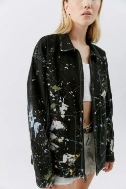 Promo ???? Women's Dickies X Urban Renewal Remade Painter Jacket Black ???? -Urban Renewal shop unnamed file 733