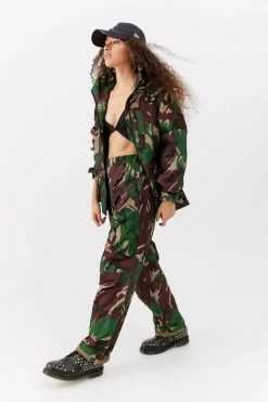 Best reviews of ???? Women's Urban Renewal Vintage Deadstock Full Zip Camo Jacket Green ????