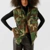 Hot Sale ???? Women's Urban Renewal Remade Camo Raw Cut Sleeveless Vest Green ✔️ -Urban Renewal shop unnamed file 748