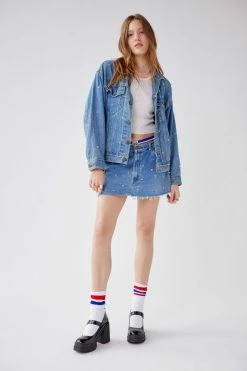 Outlet ???? Women's Urban Renewal Parties Remade Levi’s Rhinestone Denim Jacket Indigo ⭐ 6 Outlet ???? Women's Urban Renewal Parties Remade Levi’s Rhinestone Denim Jacket Indigo ⭐ -Urban Renewal shop unnamed file 771