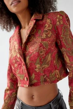 Outlet ???? Women's Urban Renewal Remade Cropped Floral Tapestry Jacket Assorted ???? 6 Outlet ???? Women's Urban Renewal Remade Cropped Floral Tapestry Jacket Assorted ???? -Urban Renewal shop unnamed file 790