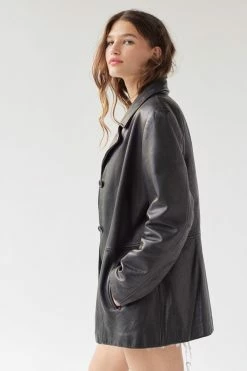 Best Pirce ???? Women's Urban Renewal Vintage Leather Jacket Black ???? -Urban Renewal shop unnamed file 795