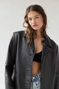 Best Pirce ???? Women's Urban Renewal Vintage Leather Jacket Black ???? -Urban Renewal shop unnamed file 796