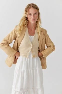 Flash Sale ???? Women's Urban Renewal Vintage Shrunken Corduroy Blazer Tan ❤️ 7 Flash Sale ???? Women's Urban Renewal Vintage Shrunken Corduroy Blazer Tan ❤️ -Urban Renewal shop unnamed file 802