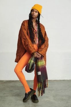 Hot Sale ???? Women's Urban Renewal Vintage Overdyed Longline Liner Jacket Orange ????