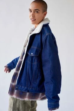 Best Sale ✔️ Women's Urban Renewal Vintage Fleece Lined Denim Jacket Indigo ???? 7 Best Sale ✔️ Women's Urban Renewal Vintage Fleece Lined Denim Jacket Indigo ???? -Urban Renewal shop unnamed file 822