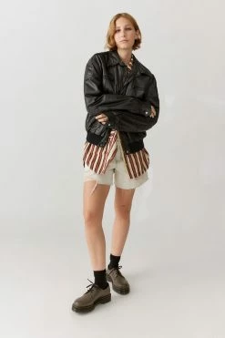 Flash Sale ✨ Women's Urban Renewal Vintage Leather Flight Jacket Black ✔️ 4 Flash Sale ✨ Women's Urban Renewal Vintage Leather Flight Jacket Black ✔️ -Urban Renewal shop unnamed file 831