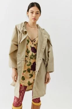 Wholesale ✨ Women's Urban Renewal Vintage Overdyed Nylon Toggle Parka ???? Coat Brown ???? -Urban Renewal shop unnamed file 855