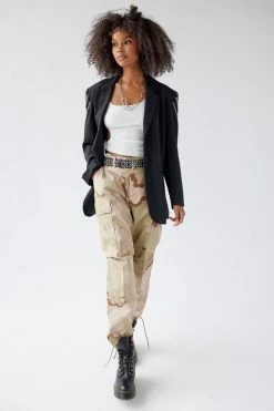 Flash Sale ???? Women's Urban Renewal Remade Chain Shoulder Blazer Black ❤️ -Urban Renewal shop unnamed file 859