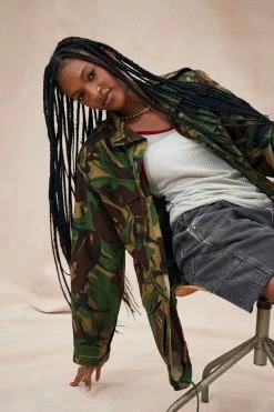 Outlet ???? Women's Urban Renewal Vintage British Camo Field Jacket Green ✔️ 5 Outlet ???? Women's Urban Renewal Vintage British Camo Field Jacket Green ✔️ -Urban Renewal shop unnamed file 869