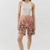 Brand new ???? Women's Dickies X Urban Renewal Remade Paint Covered Short Pink ????