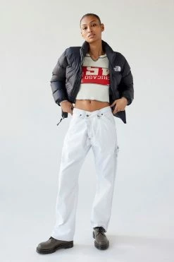 New ???? Women's Urban Renewal Remade Optic White Crossover Carpenter Jean White ????