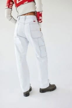 New ???? Women's Urban Renewal Remade Optic White Crossover Carpenter Jean White ???? -Urban Renewal shop unnamed file 960