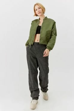 Wholesale ???? Women's Urban Renewal Vintage Seamed Utility Pant Black ????